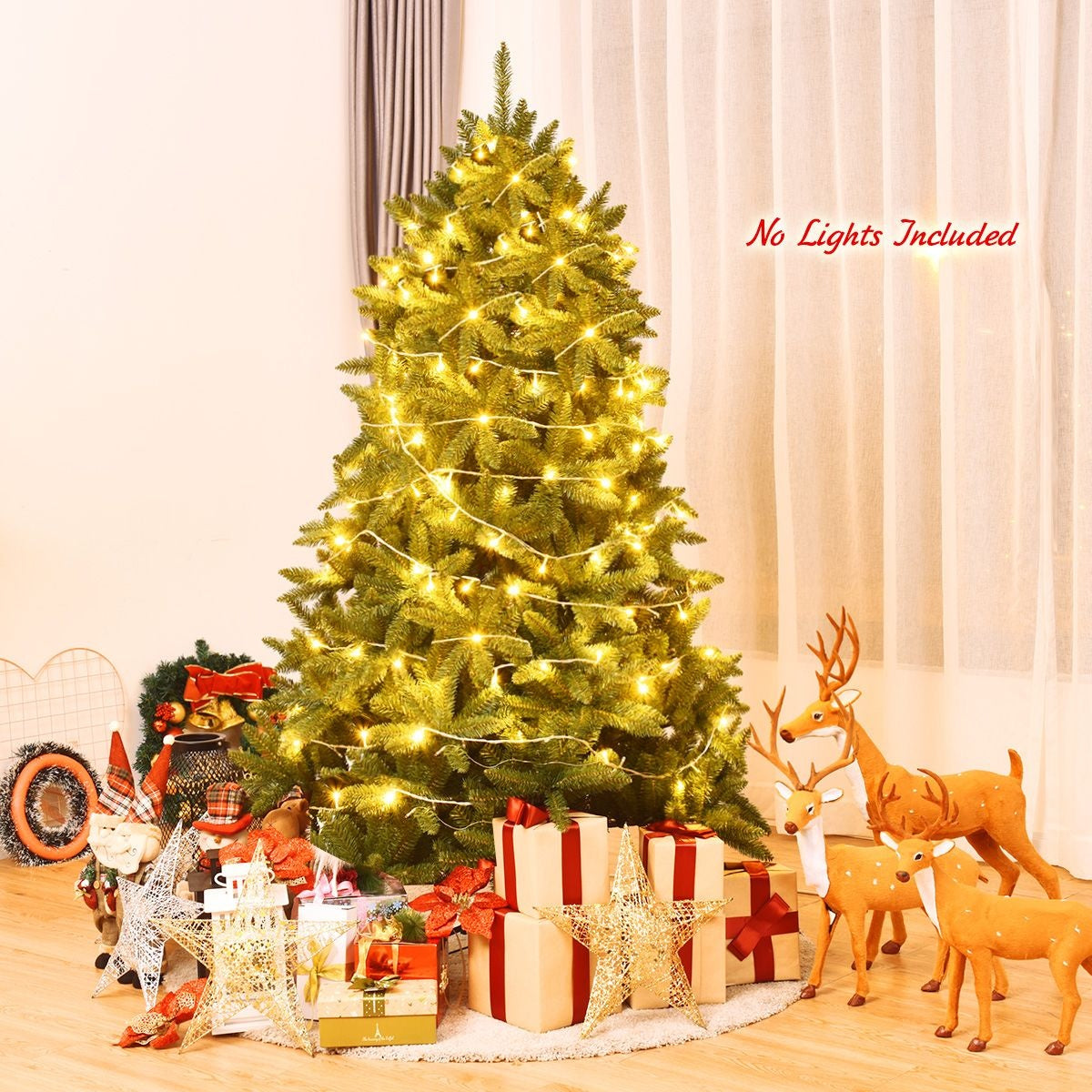 Coast 180 cm Künstlicher Weihnachtsbaum Weihnachtsbaum PVC Nadeln Kunst Baum Grün