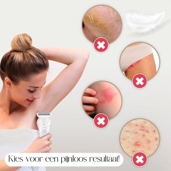 Sansbeauté® 7-in-1-Ladyshave für Frauen – Gesicht – Achseln – Beine – Epilierer – Trimmer für Frauen und Damen – Bikini-Trimmer für Damen – Intim-Trimmer für Frauen – Rasierapparat für Frauen