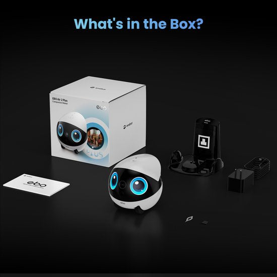 Enabot Air 2 Plus – Intelligenter Begleitroboter – 3K-HD-Kamera – Doppelte Kommunikation – Rosa