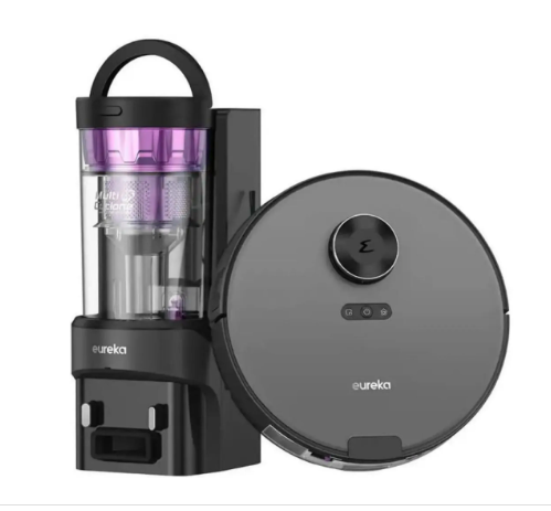 Eureka E20 Plus Roboterstaubsauger – 8000 Pa – LiDAR – Wischen – 5200 mAh – Schwarz – 35 x 35 x 9,7 cm