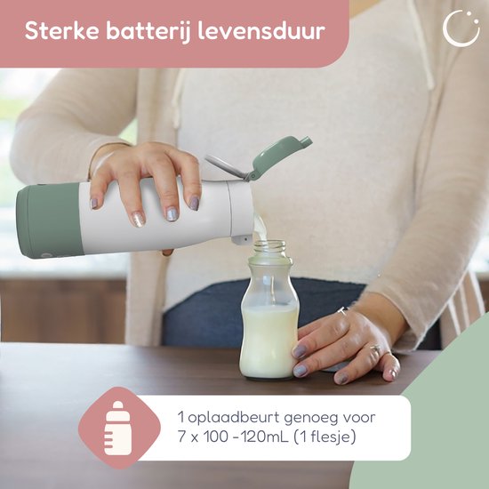 Numsy Thermosflaschenwärmer für unterwegs - Kabellos - Alle Marken - 350 mL