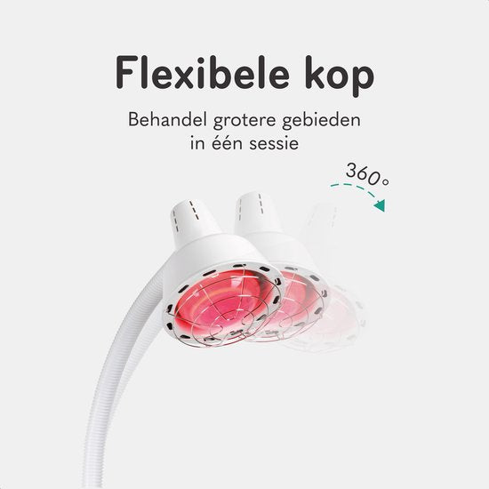 Soft & Silky Infrarotlampe - Rotlichttherapie - Infrarot - drehbar - Lampe - Heizpaneel - Heizung - Decke