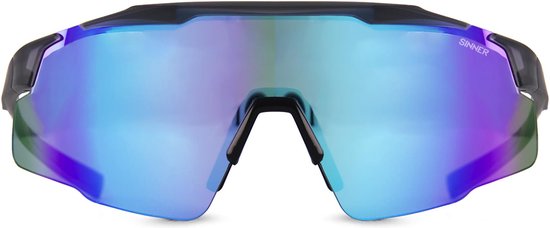 SINNER Murau – Sportbrille/Sonnenbrille – Grau – Blaue Gläser – Unisex – Einheitsgröße