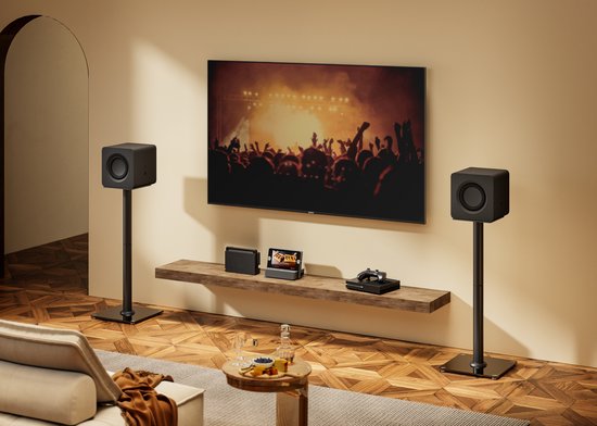 VDD Gaming Speaker Stand - Universal Speaker Stand - Bodenständer - Lautsprecherständer - 2er-Set - 76,5 cm hoch - 25 kg belastbar