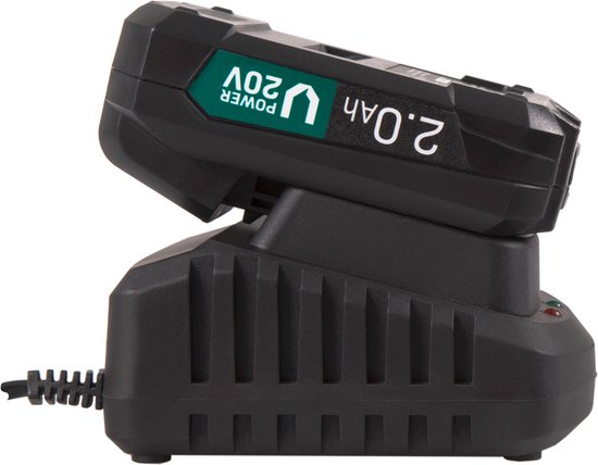 VONROC Akku-Plattform Starter Set - 20V Akku - 2.0Ah & Schnellladegerät