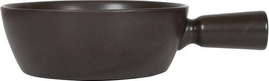Boska Fonduepfanne Nero - für Gasherd - spülmaschinenfest - 1,3 Liter