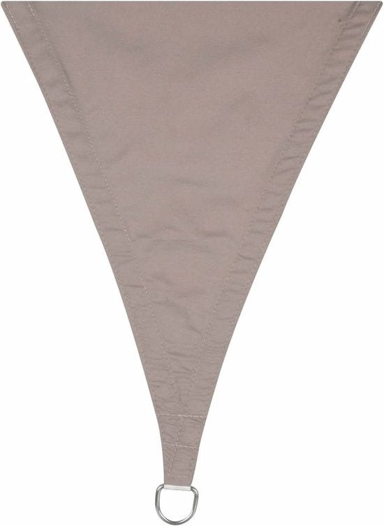 Perel Schattentuch, wasserabweisend, 5 x 5 x 5 m, 160 g/mÂ², Polyester, Dreieck, taupe