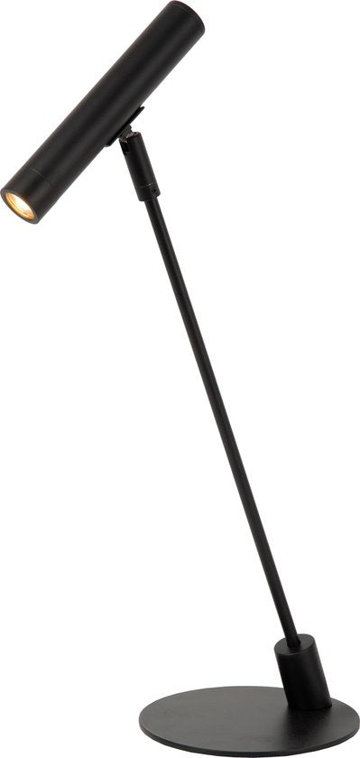 Lucide ALEC – Schreibtischlampe – LED 3-Stufen-Dimmer – G9 – 1x3W 2700K – Inklusive austauschbarer Ringe – Schwarz
