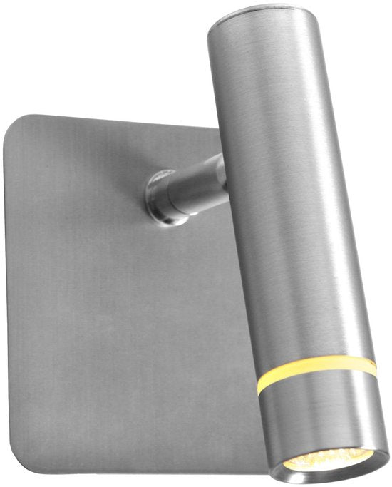 Wandleuchte Volari 4712ST – LED-Spot aus Stahl mit Lesekomfort, dreh- und neigbar, Steinhauer, modernes Design, 500 Lumen