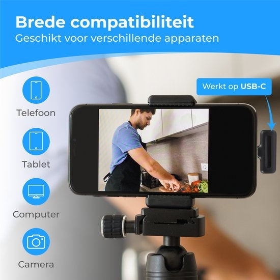 Nuvance - Drahtloses Mikrofon - 2 Stück mit Ladekoffer - Tie Pin Mikrofon - Usb C - Lavelier Mikrofon - Plug & Play