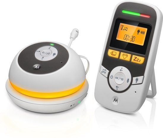 Motorola MBP169 Babyphone - Tragbar - Nachtlicht - Mikrofon mit Talk-back Funktion - Baby Care Timer