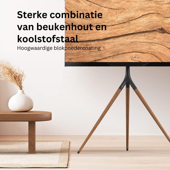 ONKRON – TV-Ständer – Für Bildschirme von 32 bis 65 Zoll – Höhenverstellbar – Max. VESA 400 × 400 mm