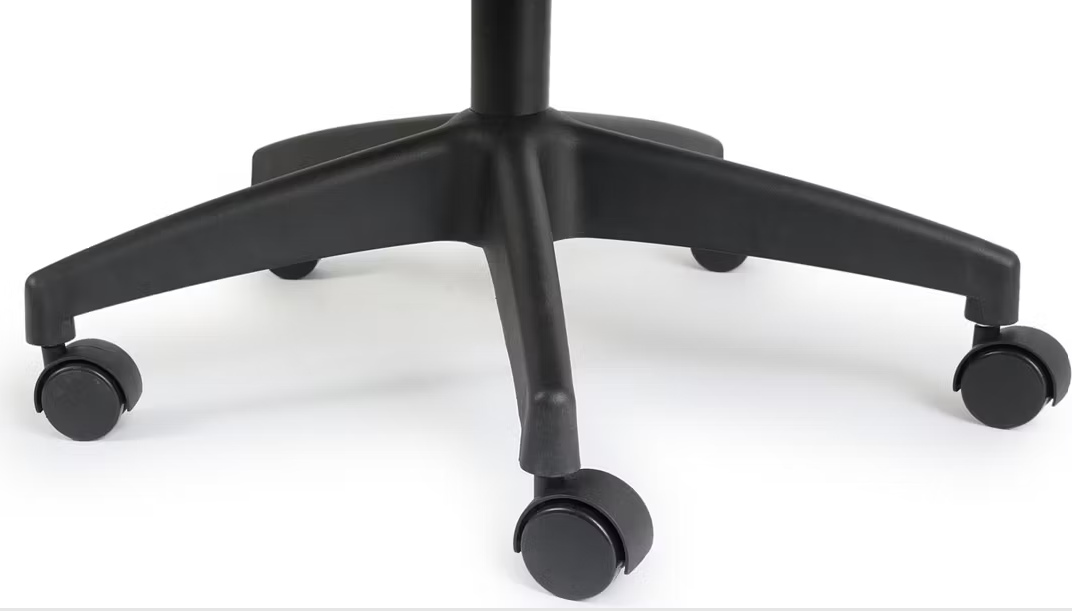 Lifa Living Bürostuhl Liverpool - 116,5-126,5 x 63 x 60,5 cm - Schwarz