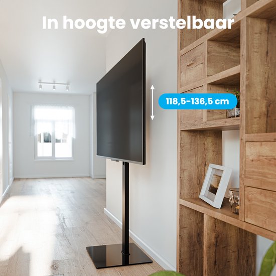 Auronic TV Stand - TV-Fuß - höhenverstellbar - schwenkbar - neigbar - 37 bis 90 Zoll - Schwarz
