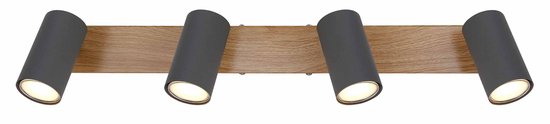 Globo Strahler Robby - natürlich - Metall - 57911-4G