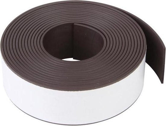 Velleman Flexibler Magnetstreifen – selbstklebend – 300 x 2,5 cm – schwarz