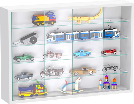 Vitrine stehend Hängevitrine - Schiebetüren - 75 x 55 x 14 cm