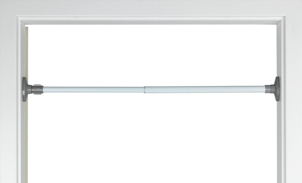 WENKO Herkules Klemmregal Weiß – Verstellbar 47–80 cm – Ohne Bohren