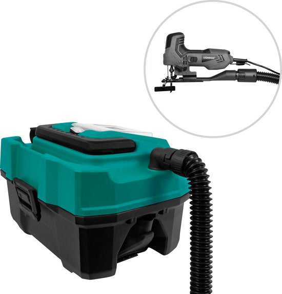 VONROC Kompakter Allzweckreiniger / Staubsauger - 20V - Inkl. diversem Zubehör - Ohne Akku & Ladegerät