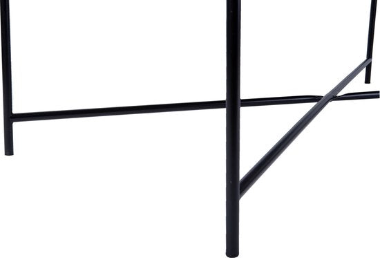 Couchtisch Smooth - Groß - Quadratisch Matt Schwarz - 80x80x40cm