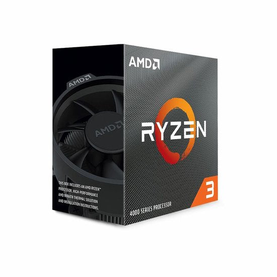AMD Ryzen 3 4100 Boxed – Desktop-Prozessor – CPU – 4 Kerne – 8 Threads – 3,8 GHz/4 GHz – Sockel AM4 – inklusive Kühler