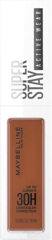 Maybelline New York – SuperStay 30H Active Wear Concealer – 65 Deep Bronze – Langanhaltender, voll deckender Concealer mit mattem Finish – 10 ml