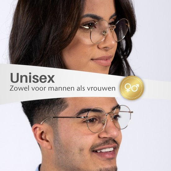 LC Eyewear Computerbrille - Blaulichtbrille - Displaybrille - Metall - Unisex - Gold