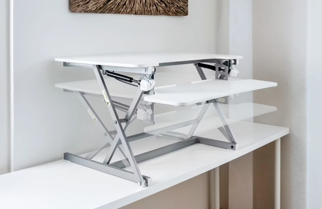 Vantage Flexdesk PC-Arbeitsplatz - Sitz-/Stehpult-Konverter - 89 x 59 cm - Verstellbar 14-50 cm