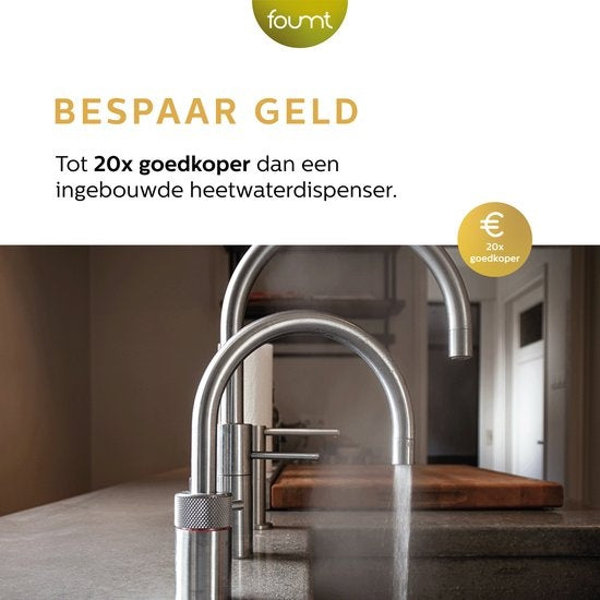 Ocina - Heißwasserspender - mit Digitalanzeige - Luxus-Wasserkocher - 3 Liter - Weiß