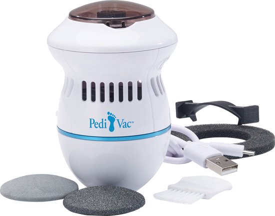 Pedi Vac – Elektronische Fußfeile – 2 Aufsätze