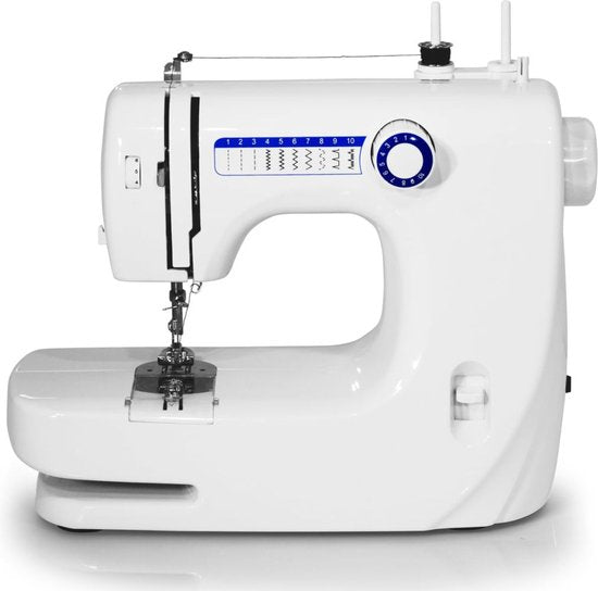 Tristar SM-6000 Nähmaschine – Für Anfänger – Nähmaschine – 10 Stichmuster – Leichte und dünne Stoffe – Weiß