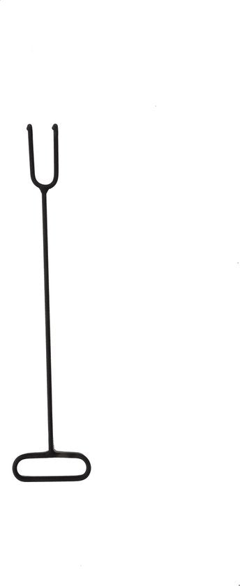 BBQ Collection Feuerkorb mit Funkenschutz - Gartenkamin - 44,5 x 72,5 cm - für Garten und Terrasse - Carbonstahl - schwarz