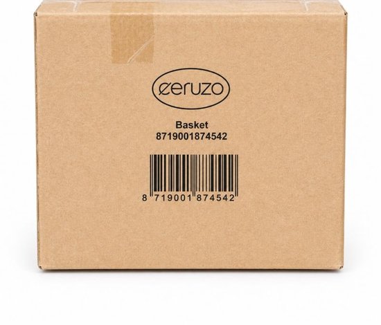 Ceruzo Obstkorb, zusammenklappbar – Bambus – 27 x 22 x 30 cm – 2-in-1 – Obstkorb und Untersetzer