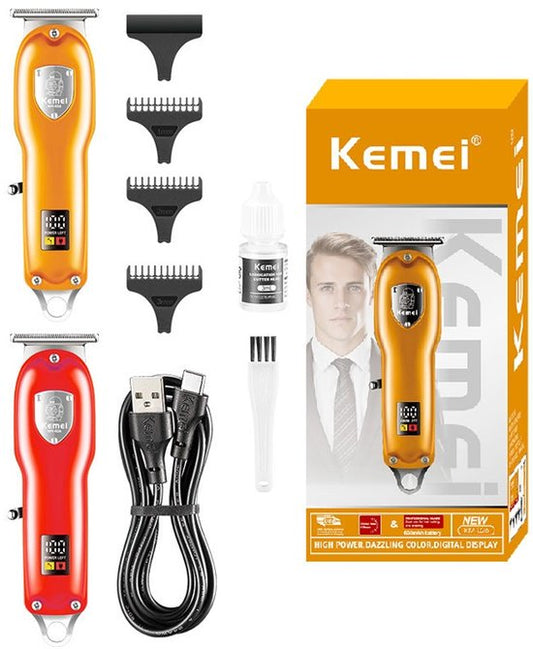 Kemei KM-026 Elektrischer Mini-Friseursalon-Haarschneider, kabelloser Rasierer, Haarschneidemaschine