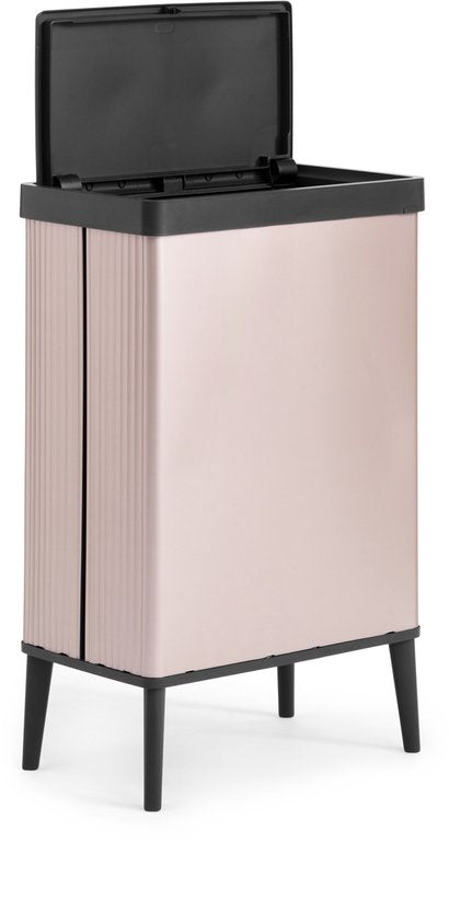 Curver Verto High – Mülleimer 54 l – Rosé – 44 x 27 x 69 cm