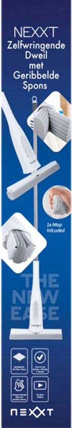 Nexxt Selbstwringender Mopp - 130cm