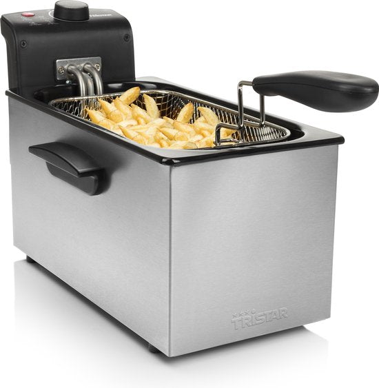 Tristar Fritteuse 3 Liter – FR-6946 – 2000 W – Kaltzone – Edelstahl