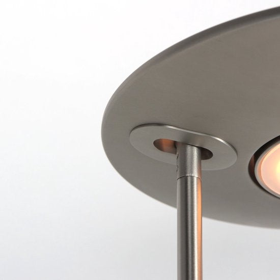 Stehlampe Zenith 2 4394ST aus Stahl mit Uplight und Lesearm – Steinhauer Exclusive, modernes Design, dreh- und neigbar, 4940 Lumen Lichtleistung, einstellbare Farbtemperatur von 2200 bis 4000 Kelvin