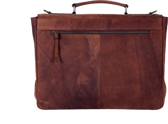 DSTRCT Wall Street A4-Laptoptasche – 15,4 Zoll – Braun