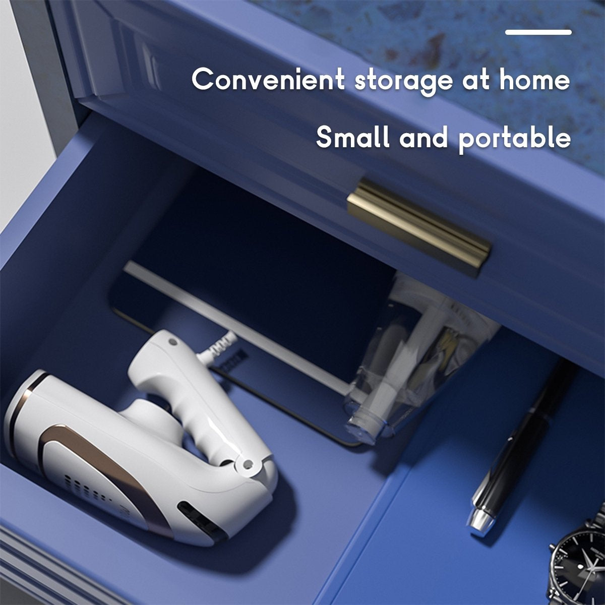 Fuegobird Wäschedampfer und -reiniger - Kleiner tragbarer Wäschedampfer für zu Hause und auf Reisen - Unterstützt die Wasserversorgung für Wasserflaschen mit großem Fassungsvermögen - Kleidungsstück/Textil/Stoff Wäschedampfer