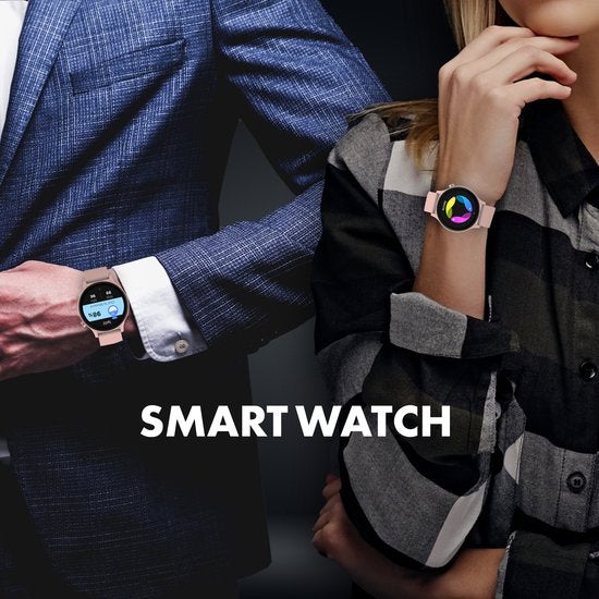 Denver Smartwatch - Android iOS - Volle Klingelfunktion - Sportuhr - Herzfrequenzmonitor - Sättigungsmonitor - Schlafmonitor - SWC338RO