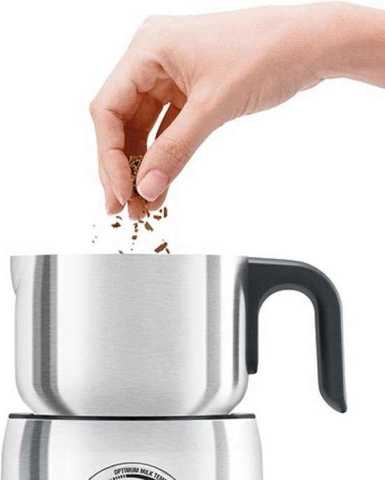 Sage SMF600BSS „The Milk Café“ aus gebürstetem Edelstahl – Elektrischer Milchaufschäumer – Warmer und kalter Schaum