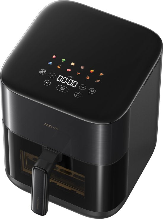MOVA Tech AeroChef FD10 Pro 6 l, freistehend, 1800 W, Heißluftfritteuse, schwarz