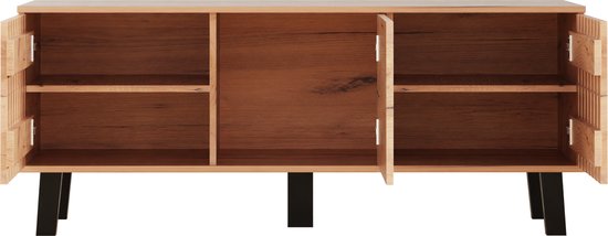 VDD Home – TV-Möbel – TV-Schrank – Schwebendes TV-Möbel – Holz – 130 x 53 x 40 cm – Zum Aufstellen oder Aufhängen