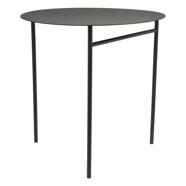 Zone Denmark Disc Beistelltisch – zusammenklappbar – schwarz – Ø 70 x 72 cm