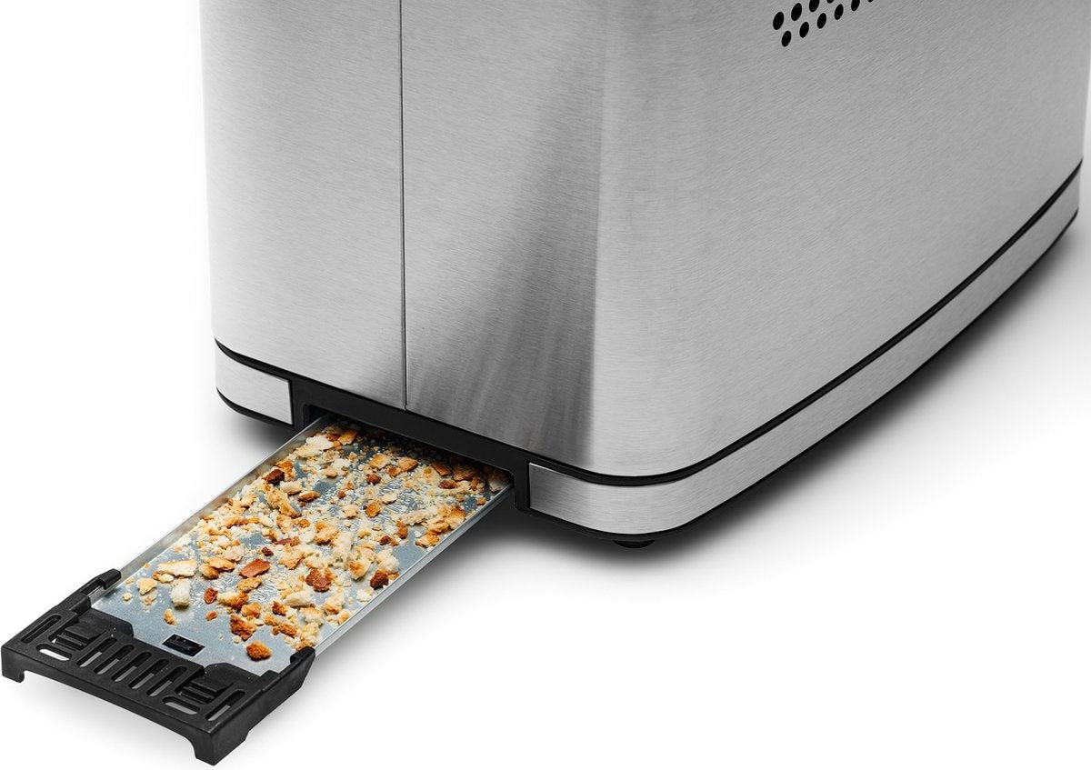 Solis Flex Toaster 8004 - Toaster Toaster - Mit Speicherfunktion - Silber