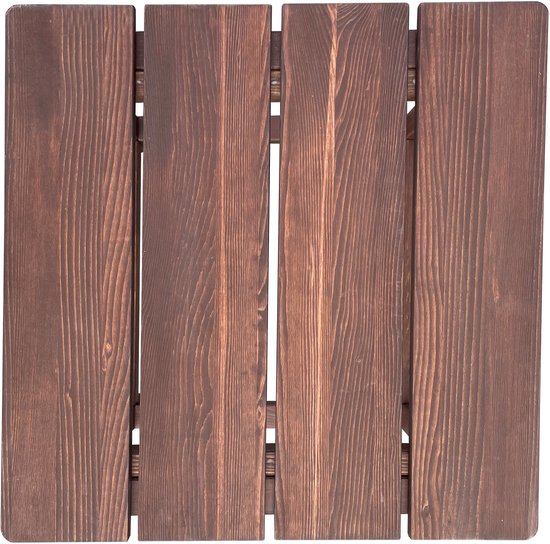 AXI Tess Beistelltisch Coffee – Kleiner Gartentisch aus Holz – Quadratisch – 40,5 x 40,5 x 46 cm – 100 % FSC-zertifiziertes Hemlock-Holz – Für Garten, Terrasse und Balkon