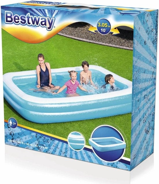 Bestway Family Pool - Aufblasbarer Pool - 305 x 183 x 46 cm