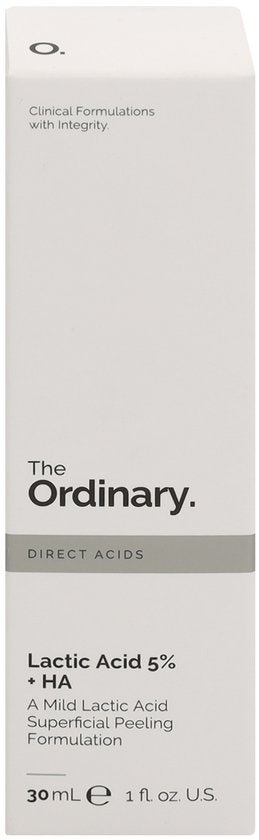 The Ordinary Lactic Acid 5 % + HA 2 % – Gesichtspeeling-Serum für empfindliche Haut