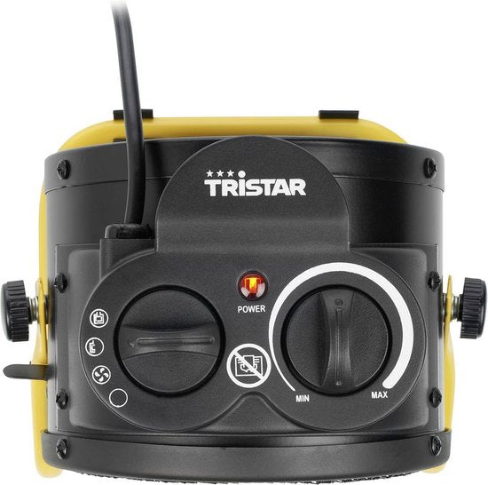 Tristar KA-5060 Industrieheizgerät – 1000 W – 2000 W – 3 Stufen – Einstellbarer Thermostat – Überhitzungsschutz – Schwarz